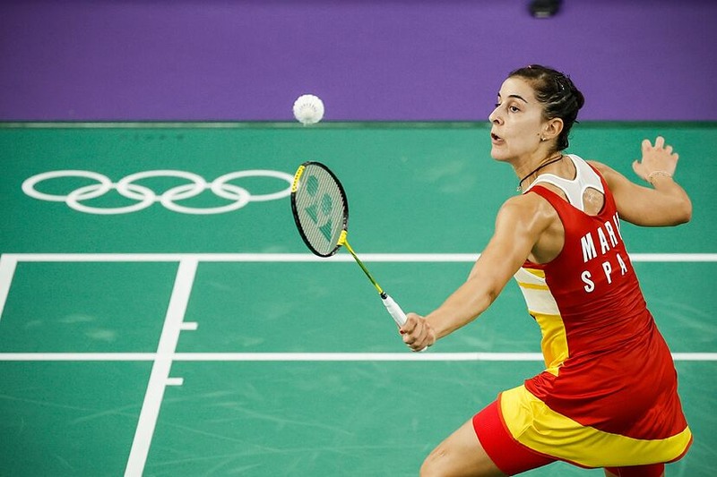 Carolina Marín thi đấu đầy quyết liệt
