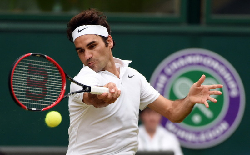 Hình ảnh thi đấu xuất sắc của Roger Federer