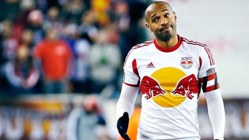 Thierry Henry trong màu áo của New York Red Bulls