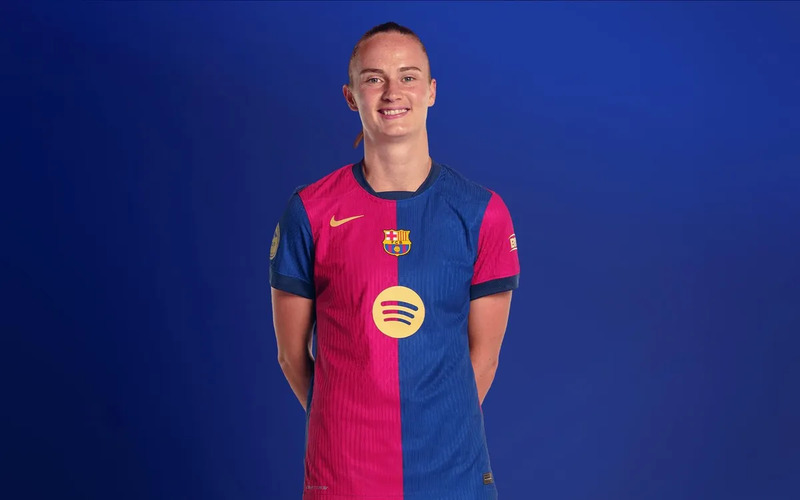 Caroline Graham Hansen trong màu áo Barcelona