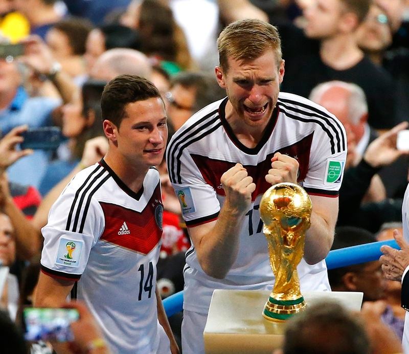 Cầu thủ người Đức vỡ òa trong chiến thắng tại World Cup 2014